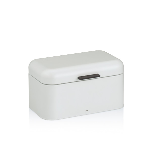 Brotkasten FRISCA weiß in weiß aus Metall