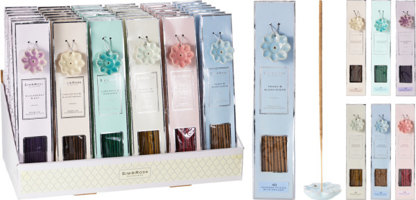 Räucherstäbchen-Set FIORE in mehrfarbig aus Parfum