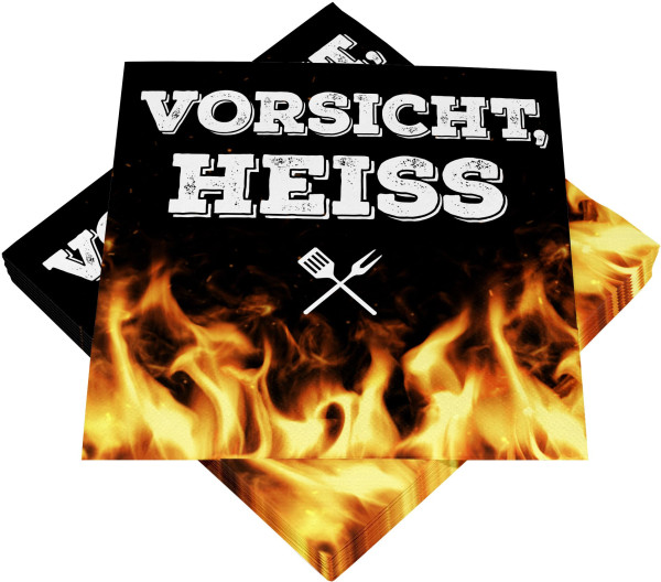 Servietten HEISS-KALT