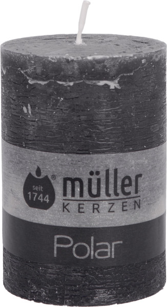 Stumpenkerze POLAR asphalt