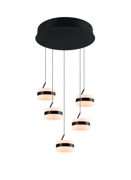 Pendelleuchte DIOS in schwarz aus Metall