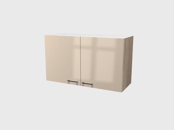 H100 Oberschrank in creme aus Dekor