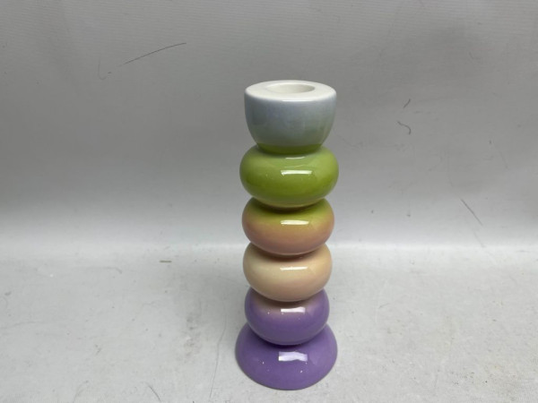 Kerzenhalter COLORI in mehrfarbig aus Keramik