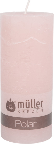 Stumpenkerze POLAR rose