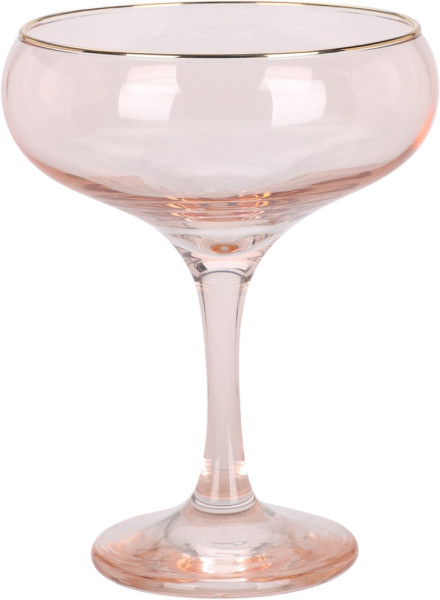 Cocktailglas ROSE in rosa aus Glas