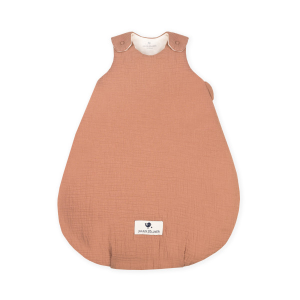 Schlafsack ZÖLLNER Musselin in terracotta aus Mischgewebe