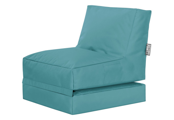 Sessel TWIST SCUBA in petrol aus Polyester