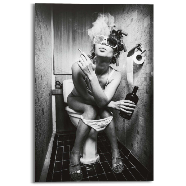 Bild TOILET PIC in mehrfarbig aus Materialmix