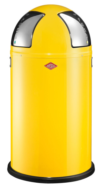 Abfalleimer PUSH TWO gelb