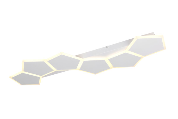 Deckenleuchte LED ZAYA in weiß aus Metall