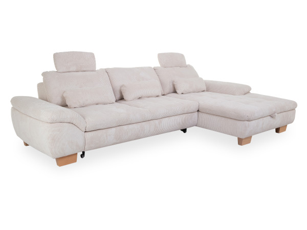 Polsterecke PALJA in beige aus Stoff