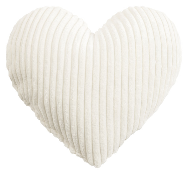 Kissen SHARA HERZ elfenbein
