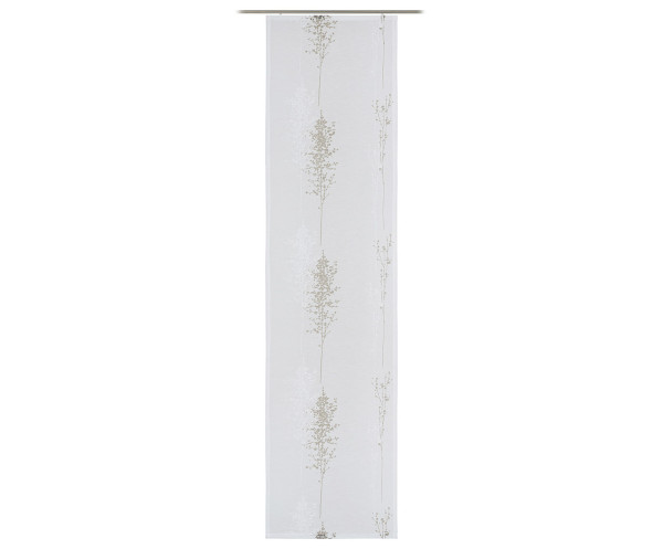 Flächenvorhang SCOLETTA taupe in taupe aus Polyester