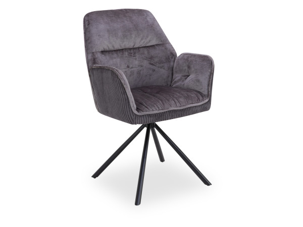 Armlehnstuhl ASYA in anthrazit