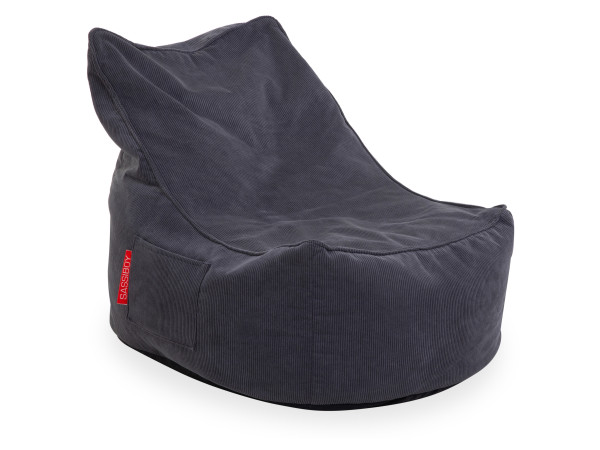 Sitzsack CUBA MEDIUM in anthrazit aus Stoff