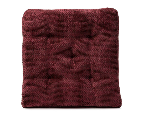 Sitzkissen VERA bordeaux in bordeaux aus Polyester