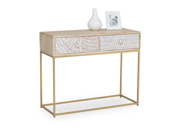 Konsolentisch SANSIBAR AMRUM in hellbraun