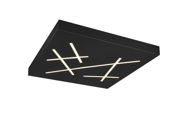 Deckenleuchte SNIP in schwarz aus Metall