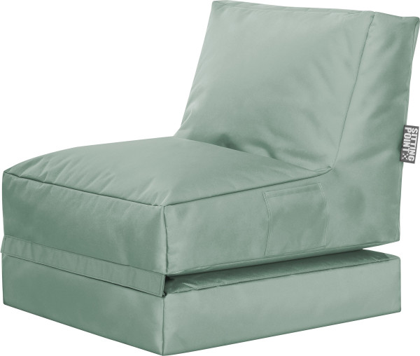 Sitzsack TWIST SCUBA in  eukalyptus aus Polyester