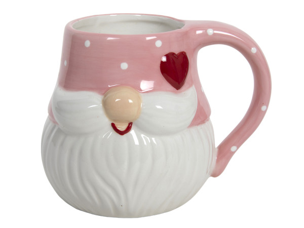 Kaffeebecher WEIHNACHTSMANN in mehrfarbig aus Keramik