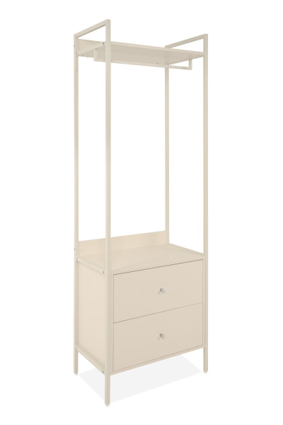 Garderobe DHAKA in beige aus Dekor