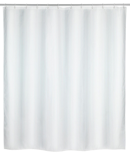 Antischimmel-Duschvorhang PILO in weiß aus Polyester