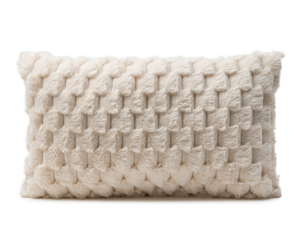 Kissen CARMEN creme in creme aus Polyester