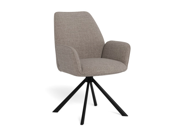 Armlehnstuhl GLENDA in graubraun