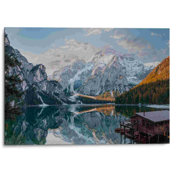 Bild MOUNTAIN LAKE in mehrfarbig aus Aluminium