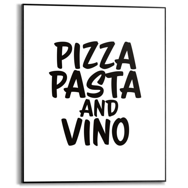 Bild PIZZA, PASTA, VINO in mehrfarbig