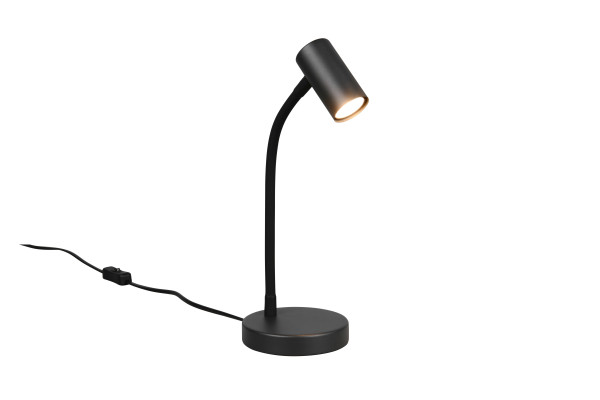 Tischleuchte TARYN schwarz in schwarz aus Metall