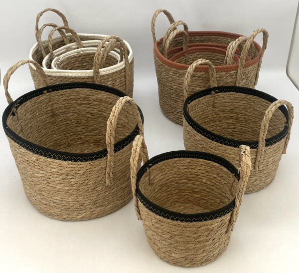 Korb COLOUR RIM in mehrfarbig aus Materialmix