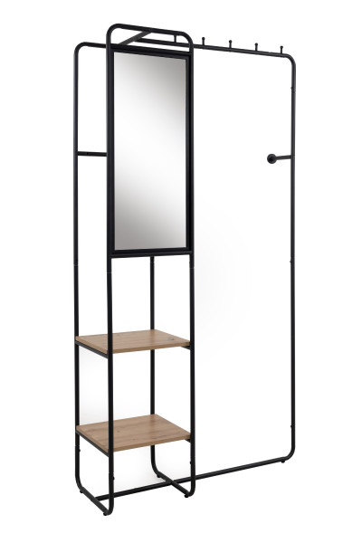 Garderobe LANESSA in schwarz aus Metall