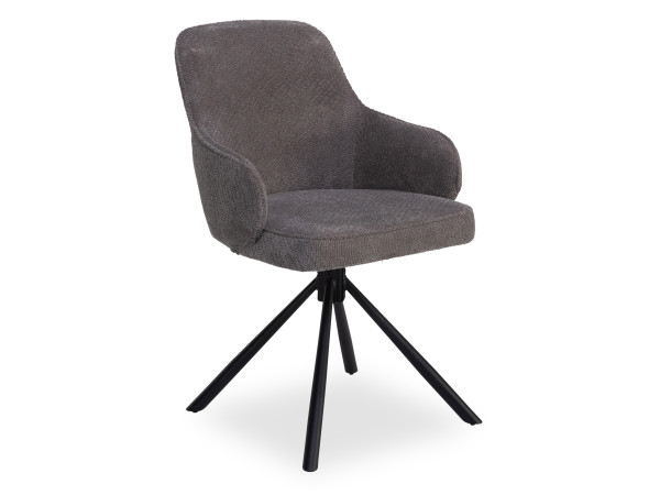 Armlehnstuhl SANSIBAR VIDAR in grau aus Stoff