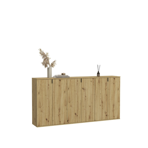 Garderobe PROJEKT X in Artisaneiche aus Dekor