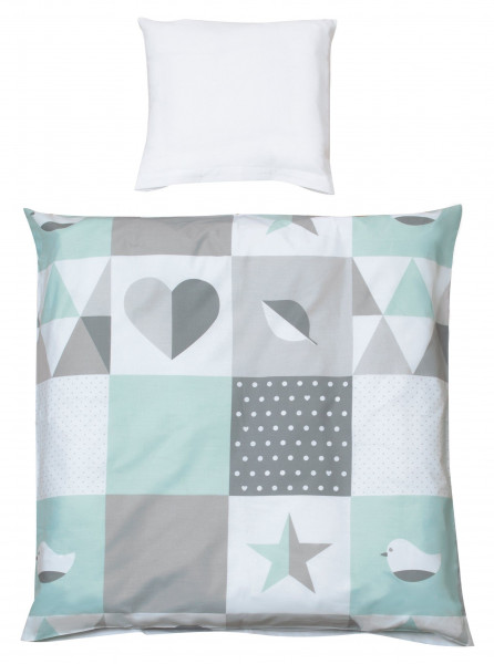 Wiegenset HAPPY PATCH MINT