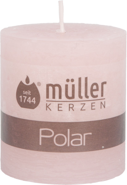 Stumpenkerze POLAR rose