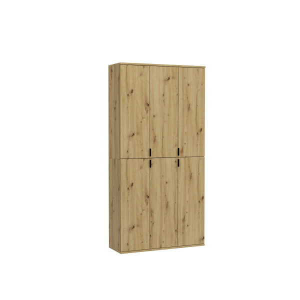 Garderobe PROJEKT X in Artisaneiche aus Dekor