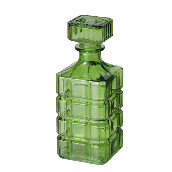 Flasche WHISKEY grün in grün