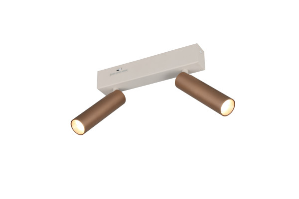 Strahler AMBALA in coffee aus Metall
