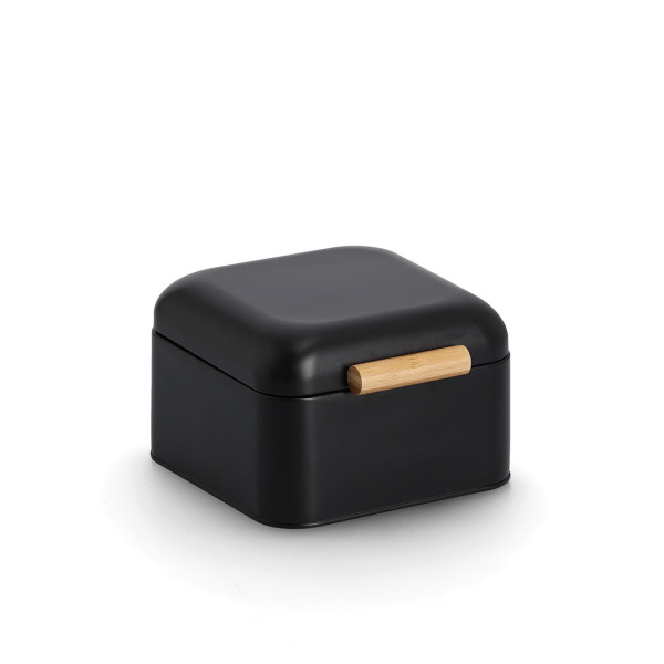 Brotkasten TIMUR in schwarz aus Materialmix