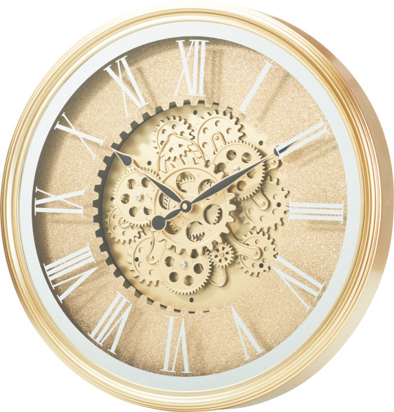 Wanduhr RETRO in mehrfarbig aus Polyester