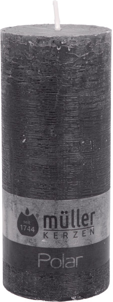 Stumpenkerze POLAR asphalt