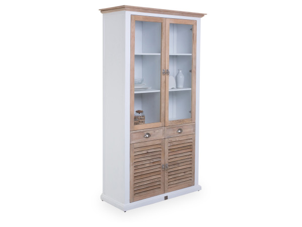 Vitrine SANSIBAR THORSTED in mittelbraun aus Mango