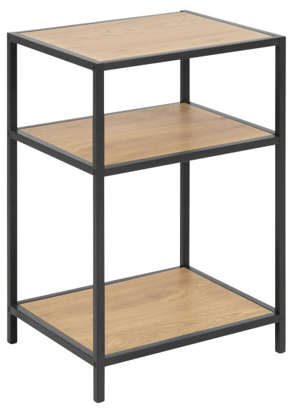 Nachtkonsole SEAFORD in natur aus Materialmix