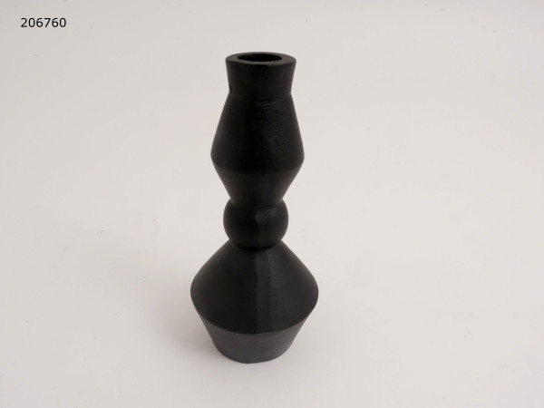 Kerzenhalter BLACK in schwarz aus Aluminium