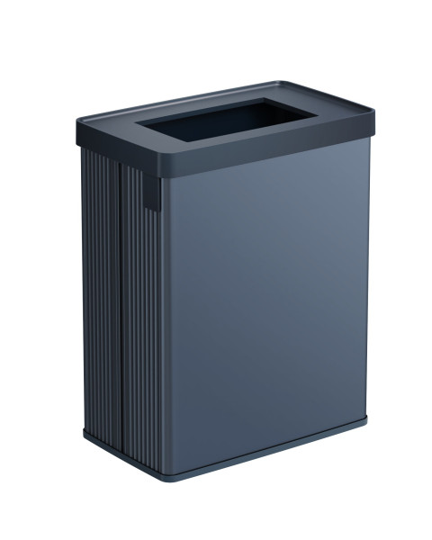 Abfalleimer VERTO RECYCLE 54L in blau aus Polypropylen