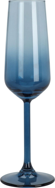 Sektglas LINE blau