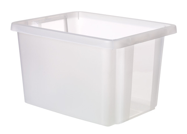 Stapelbox ESSENTIALS 26L in transparent aus Polypropylen