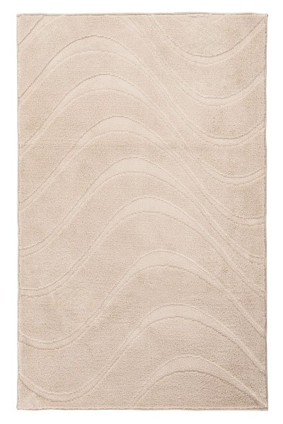 Badematte LINA beige in beige aus Polyester